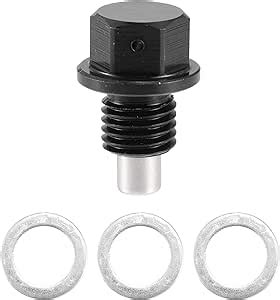 Amazon A ABSOPRO Engine Magnetic Oil Drain Plug Metal M12 X 1 5