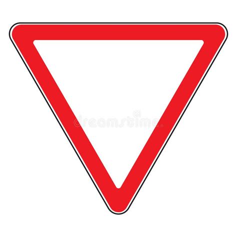 Blank Yield Sign Stock Illustrations 216 Blank Yield Sign Stock Illustrations Vectors