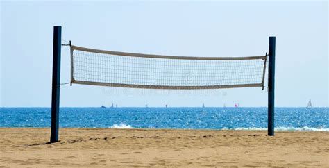 Beach Volleyball Net Stock Photo Image Of Equipment 22195838