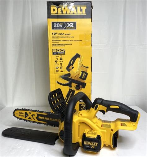 DEWALT DCCS620B 20V MAX XR Compact 12 Inch Cordless Chainsaw For Sale