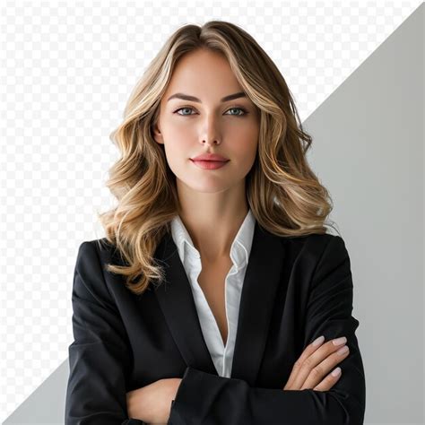 Premium PSD Portrait Of Confident Business Woman Isolated Background