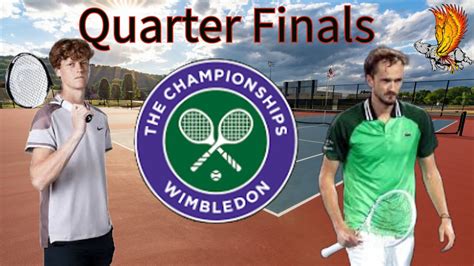 Jannik Sinner Vs Daniil Medvedev Wimbledon Quarter Finals Live