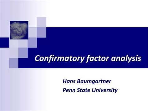 Ppt Confirmatory Factor Analysis Powerpoint Presentation Free