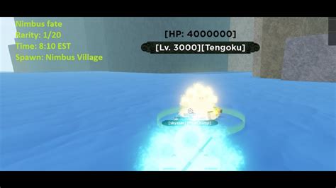 Nimbus Fate Scroll Location Sl Shindo Life Youtube