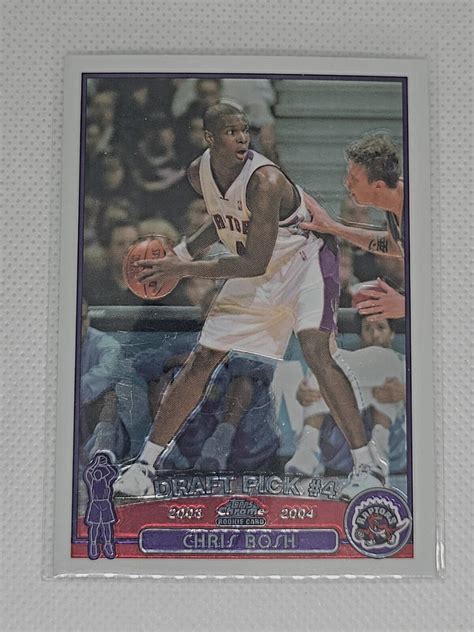 Topps Chrome Chris Bosh Rookie Rc Heat Raptors Hof Ebay