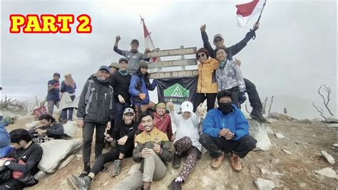 Pendakian Gunung Sindoro Via Alang Alang Sewu Part Youtube