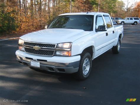 2006 Summit White Chevrolet Silverado 1500 Z71 Crew Cab 4x4 58724987 Car Color