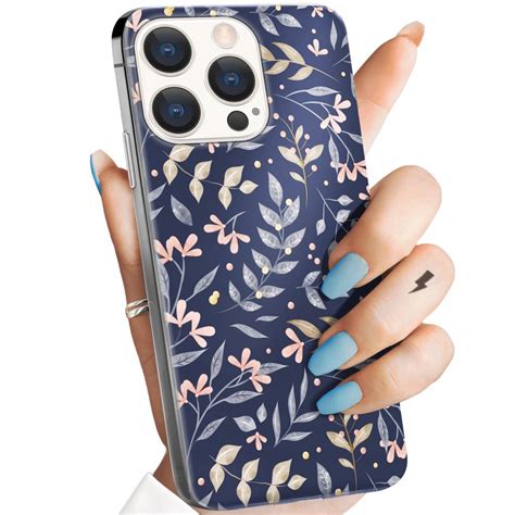 Etui Do Iphone Pro Max Wzory Floral Botanika Bukiety Obudowa