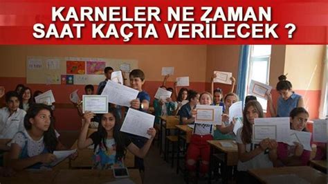 Karneler Ne Zaman Saat Ka Ta Verilecek