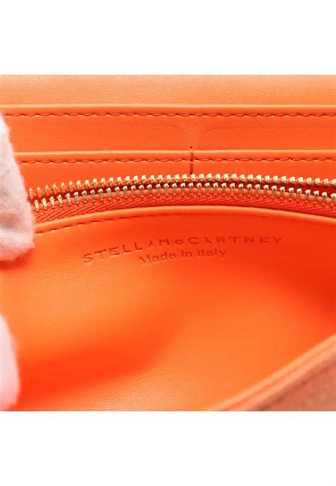 Buy Stella Mccartney Pre Loved Falabella Shaggy Dia Flap Wallet Bi Fold