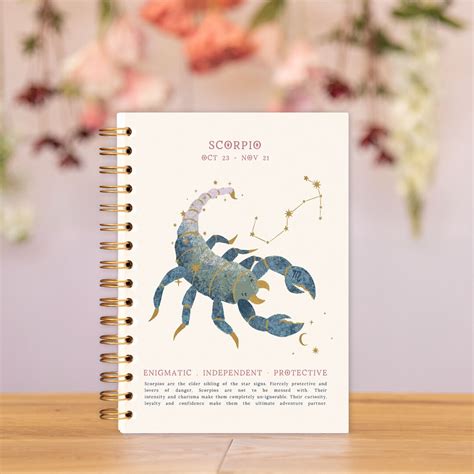 Scorpio Notebook Style Scorpio Journal Scorpio T For A Scorpio