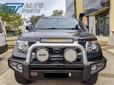 LED ANGEL EYES Black HeadLight For PathFinder R51 Nissan Navara D40 CLR