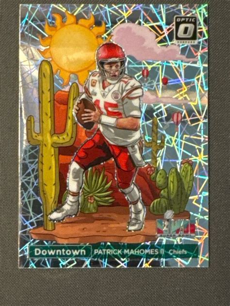 2023 Panini Donruss Optic Patrick Mahomes II Super Bowl Downtown SBD PM