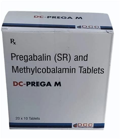 Pregabalin Sr Methylcobalamin Tablets At Rs 130box Methylcobalamin Tablets In Madurai Id