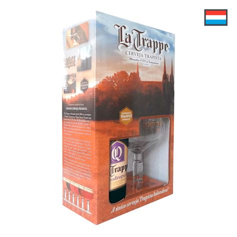 Cerveja Holandesa La Trappe Quadrupel 750ml Kit Koningshoeven