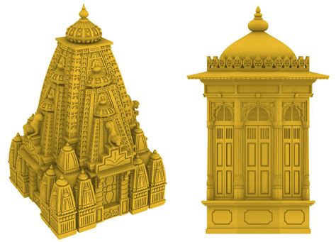 Bridging Technology With Devotion A 3d Print Of Temple Replica