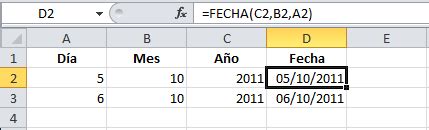 Fechas En Excel Excel Total