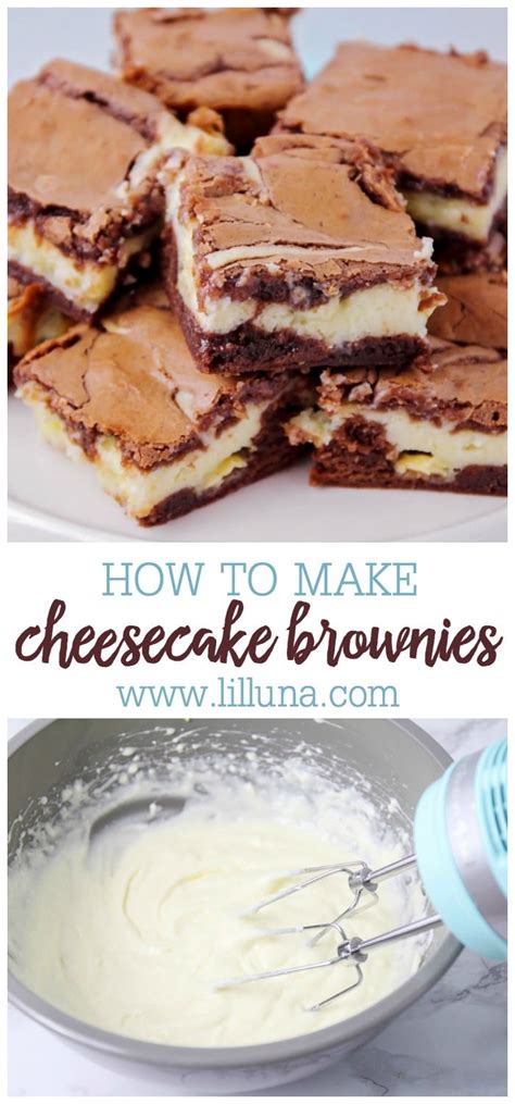 Cheesecake Brownies Aka Cream Cheese Brownies Lil Luna