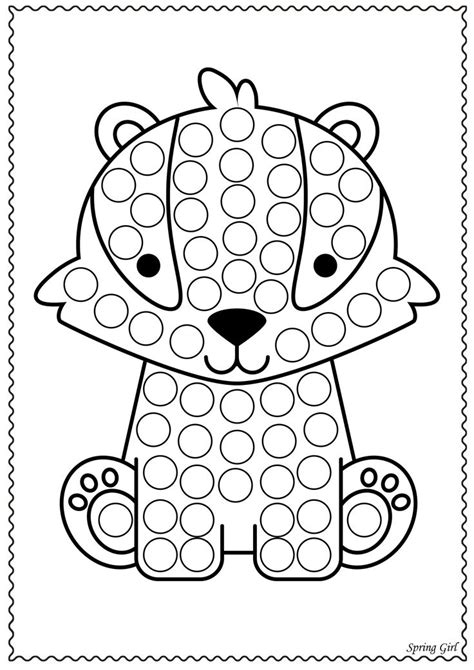 Do A Dot Art Coloring Pages Coloring Home Dot Marker Printables