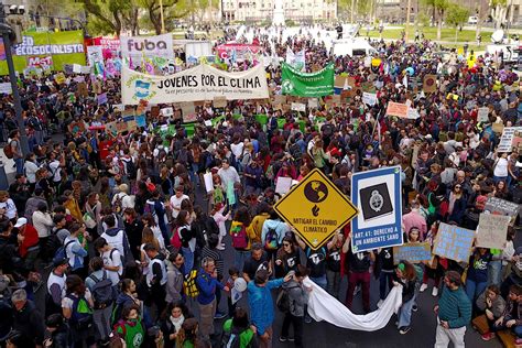 En fotos las mejores imágenes de marcha contra el cambio climático en