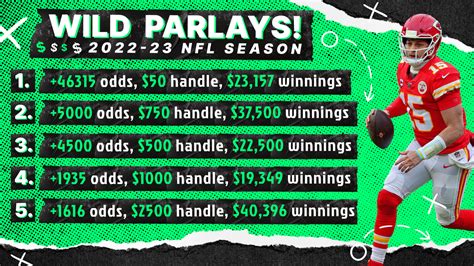 Craziest NFL Parlay Wins From 2022-23