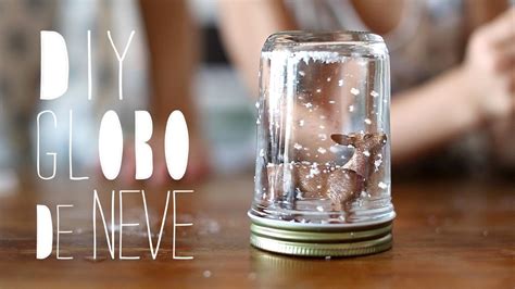 DIY Como Fazer Globo De Neve YouTube