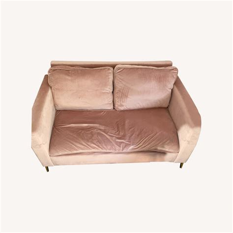 Wayfair Pink Loveseat - AptDeco