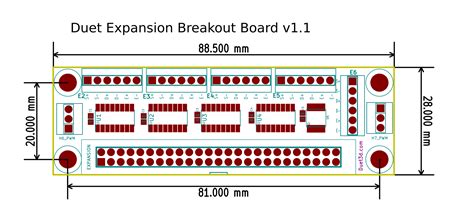 Duet Expansion Breakout Board Duet3d Documentation