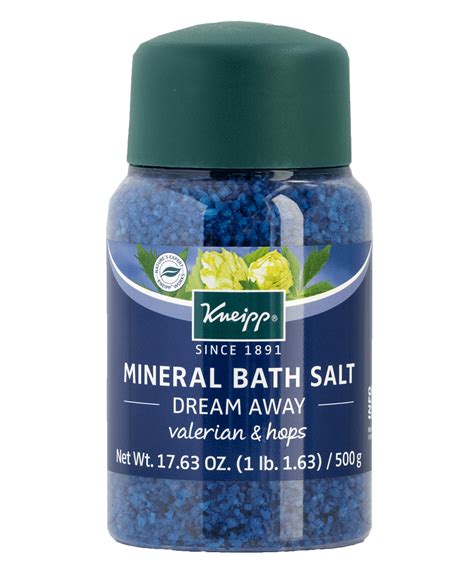 Kneipp Dream Away Valerian And Hops Mineral Bath Salt Soak 1763 Oz