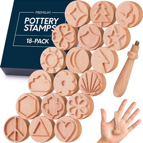 Amazon Mkm Pottery Tools Stamps Clay Decorative Stamp For Clay