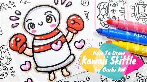 How To Draw A Kawaii Skittle Kawaii Doodles By Garbi Kw Kawaii