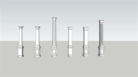 Square Column 3d Warehouse