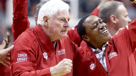 Bob Knight Indianas Combustible Coaching Giant Dies At Age 83