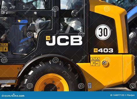 Jcb Heavy Duty Equipment Vehicle And Logo Editorial Image Image Of