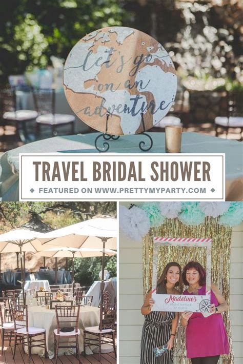 Summer Traveling Themed Bridal Shower Travel Theme Bridal Shower Travel Bridal Showers