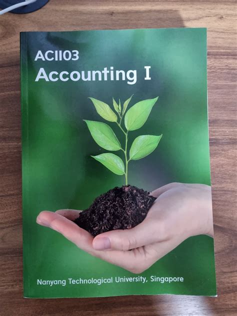 NTU AC1103 Accounting 1 Textbook Hobbies Toys Books Magazines