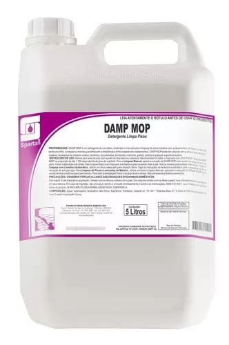 Damp Mop Detergente Limpa Pisos Litros Spartan Mercadolivre