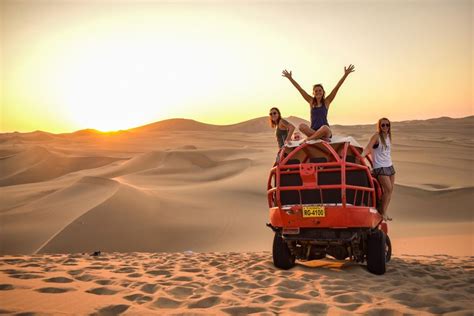 From Ica Exciting Dune Buggy At Sunset Sandboarding Getyourguide