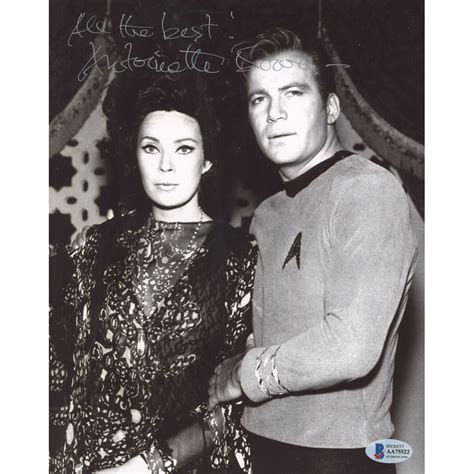 Antoinette Bower Signed Star Trek 8x10 Photo Inscribed All The Best