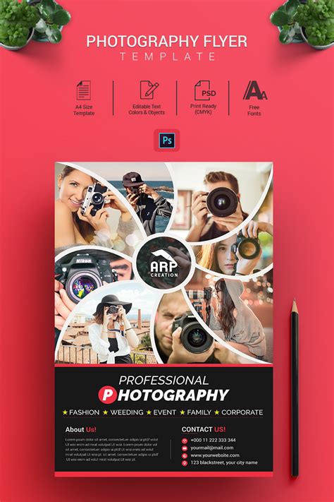 Photostudio Photography Flyer Corporate Identity Template