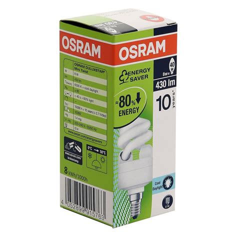 Osram Dulux Mini Twist W Tasarruflu Spiral Ampul Beyaz I K