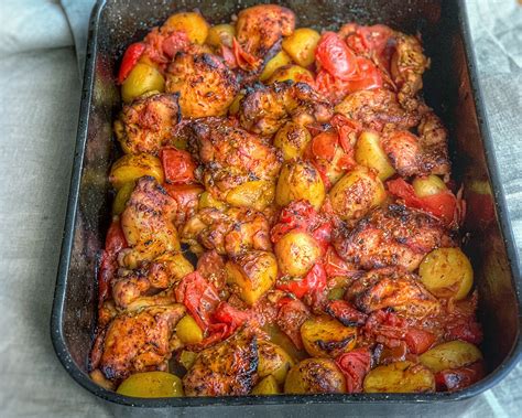 Chicken Chorizo Tray Bake — Chris Baber