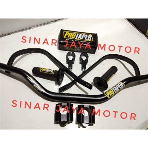 Jual Stang Fatbar Protaper Set Handguard Tulang Raiser Cross Trail