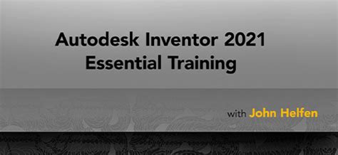 Lynda Autodesk Inventor Essential Training