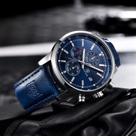 Benyar Mens Chronograph Watch Blue Vivid Nuance South Africa