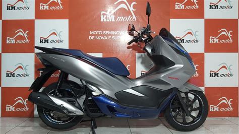 Honda Pcx Sport Abs Prata Km Motos Sua Loja De Motos Seminovas