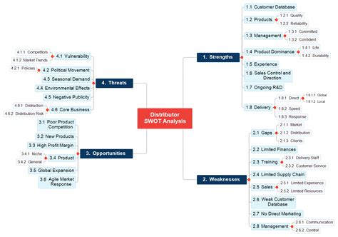 Swot Analysis Mindview Mind Mapping Software