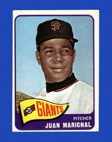 1965 Topps Set Break 50 Juan Marichal VG VGEX GMCARDS EBay