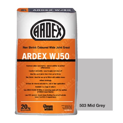 Ardex Wj Mid Grey Kg Kims Tiling Supplies