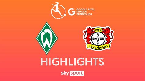 SV Werder Bremen - Bayer 04 Leverkusen - die Highlights | Frauen ...